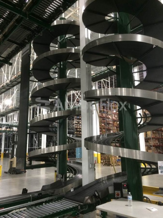 All-purpose spiral conveyor for medium to large products
